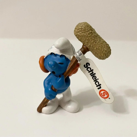 Smurfs Sound Tech Director Smurf PVC Figure Cinema Movie Film Producer Smurf Toy - Picture 1 of 9
